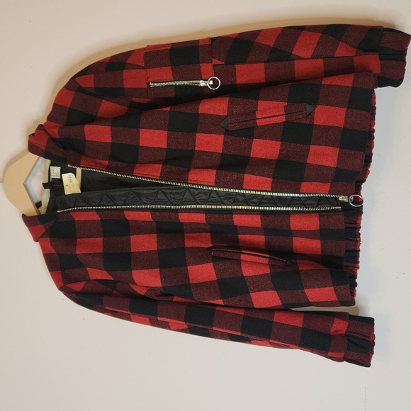 H&M Wool Blend Felted Jacket with Hood, size 8 - Picture 2 of 12